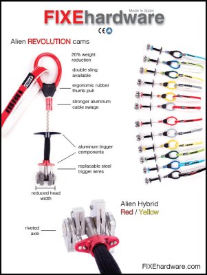 Alien Revo Hybrid kamsäkring Alien cams