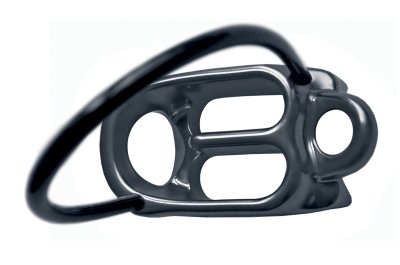 Shuttle (svart) repbroms Singing Rock