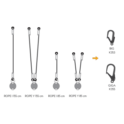 Reactor 140 ROPE falldämpare Singing Rock