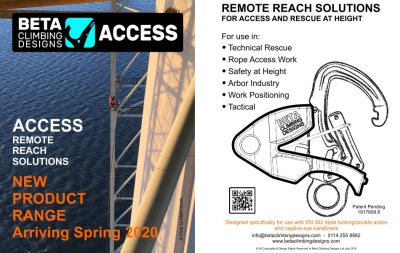 Beta Stick Access clipstick Beta Climbing Designs